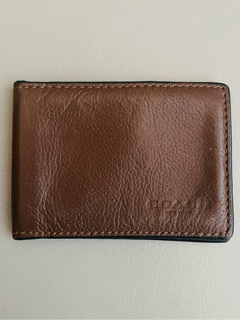Coach Brown Leather Bifold Wallet